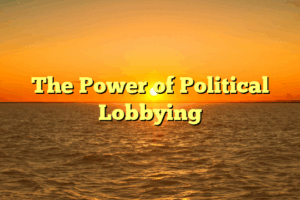 The Power of Political Lobbying