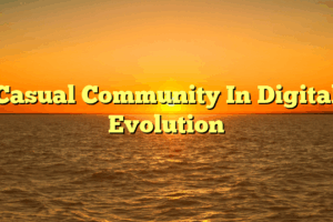 Casual Community In Digital Evolution