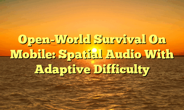 Open-World Survival On Mobile: Spatial Audio With Adaptive Difficulty